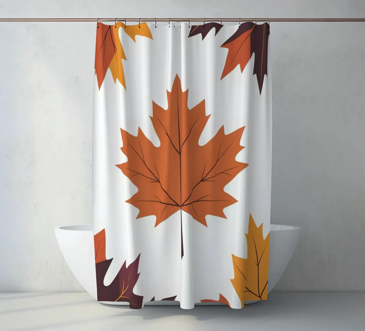 vector esdoornblad douchegordijn van botanical shop