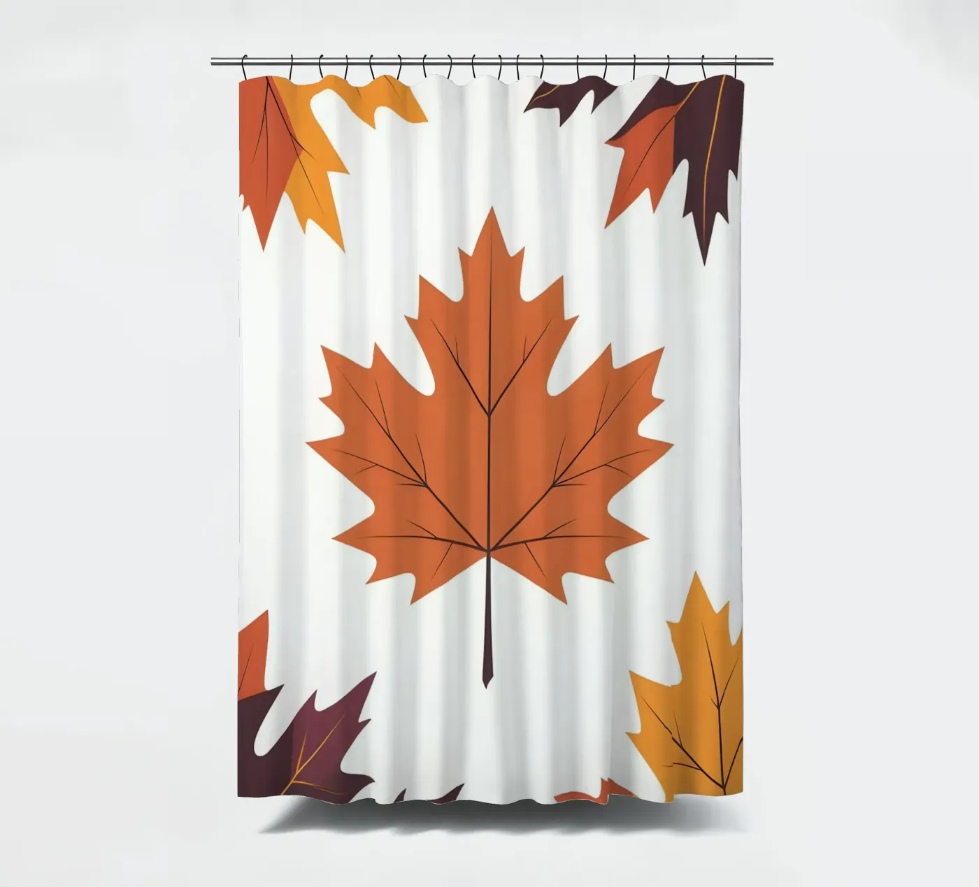 vector esdoornblad douchegordijn van botanical shop