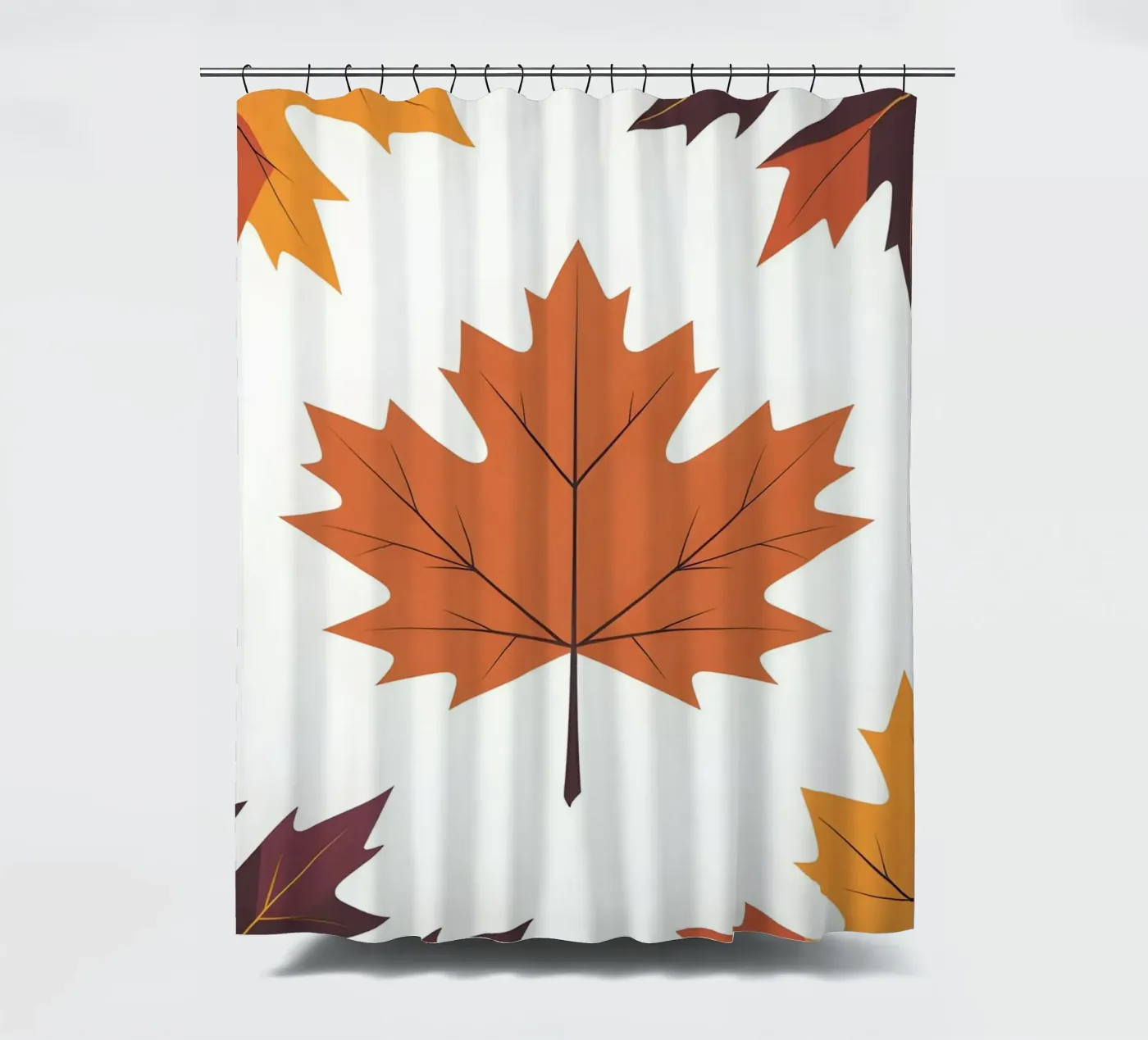 vector esdoornblad douchegordijn van botanical shop