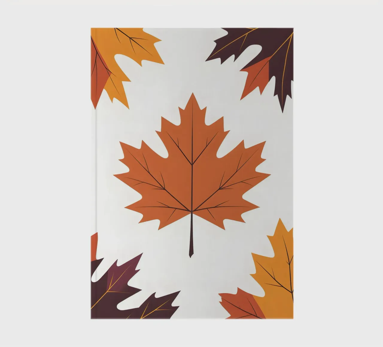 vector maple leaf notebook by botanical shop