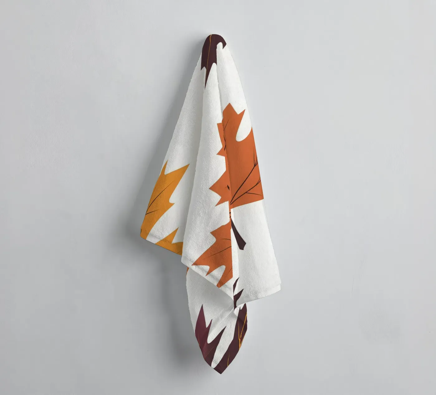 vector maple leaf serviette de bain de botanical shop