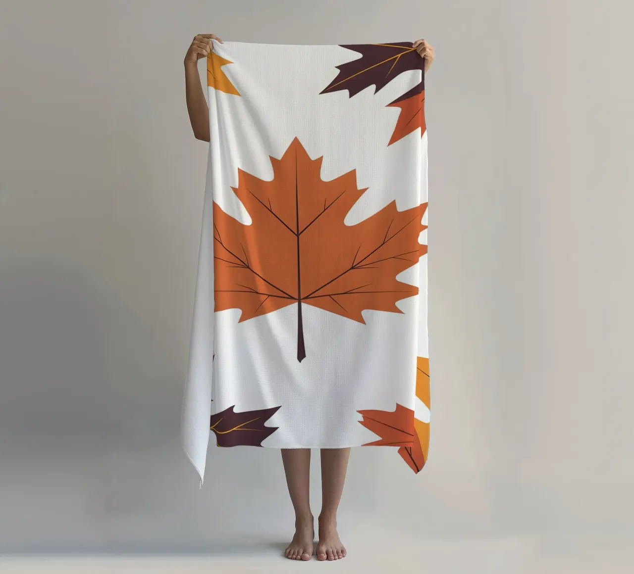 vettore foglia d'acero telo mare da botanical shop