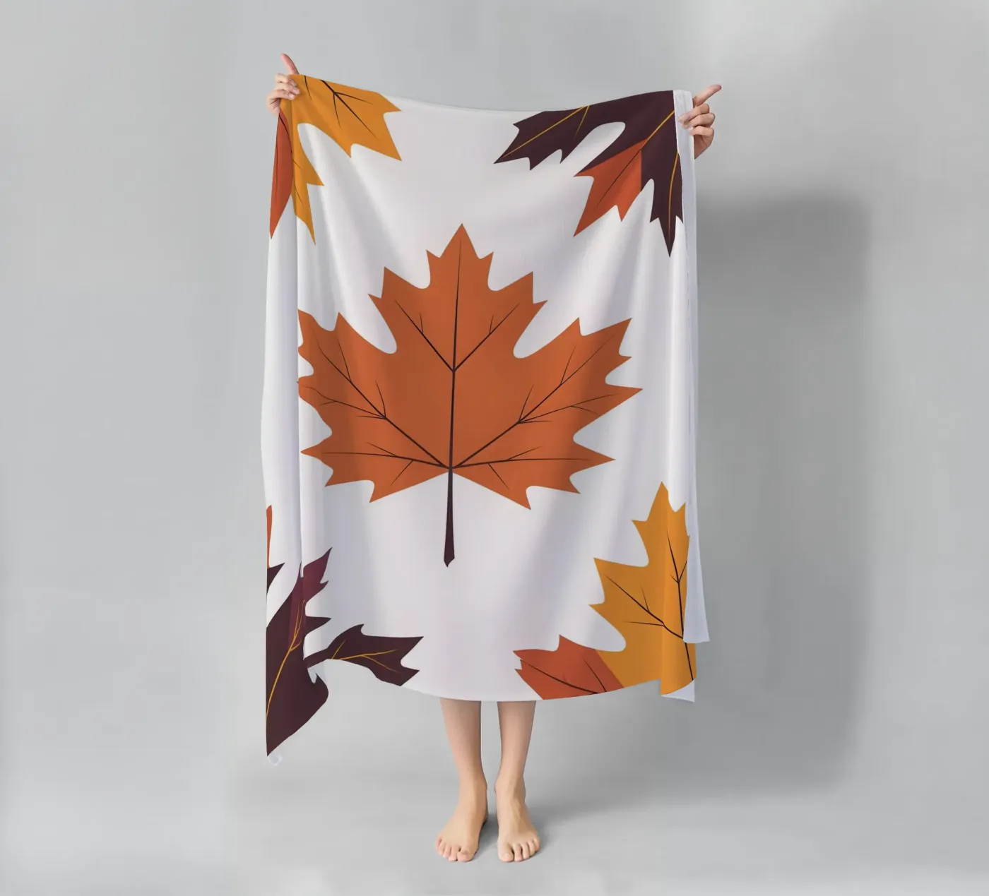 vektor ahornblatt Strandtuch von botanical shop