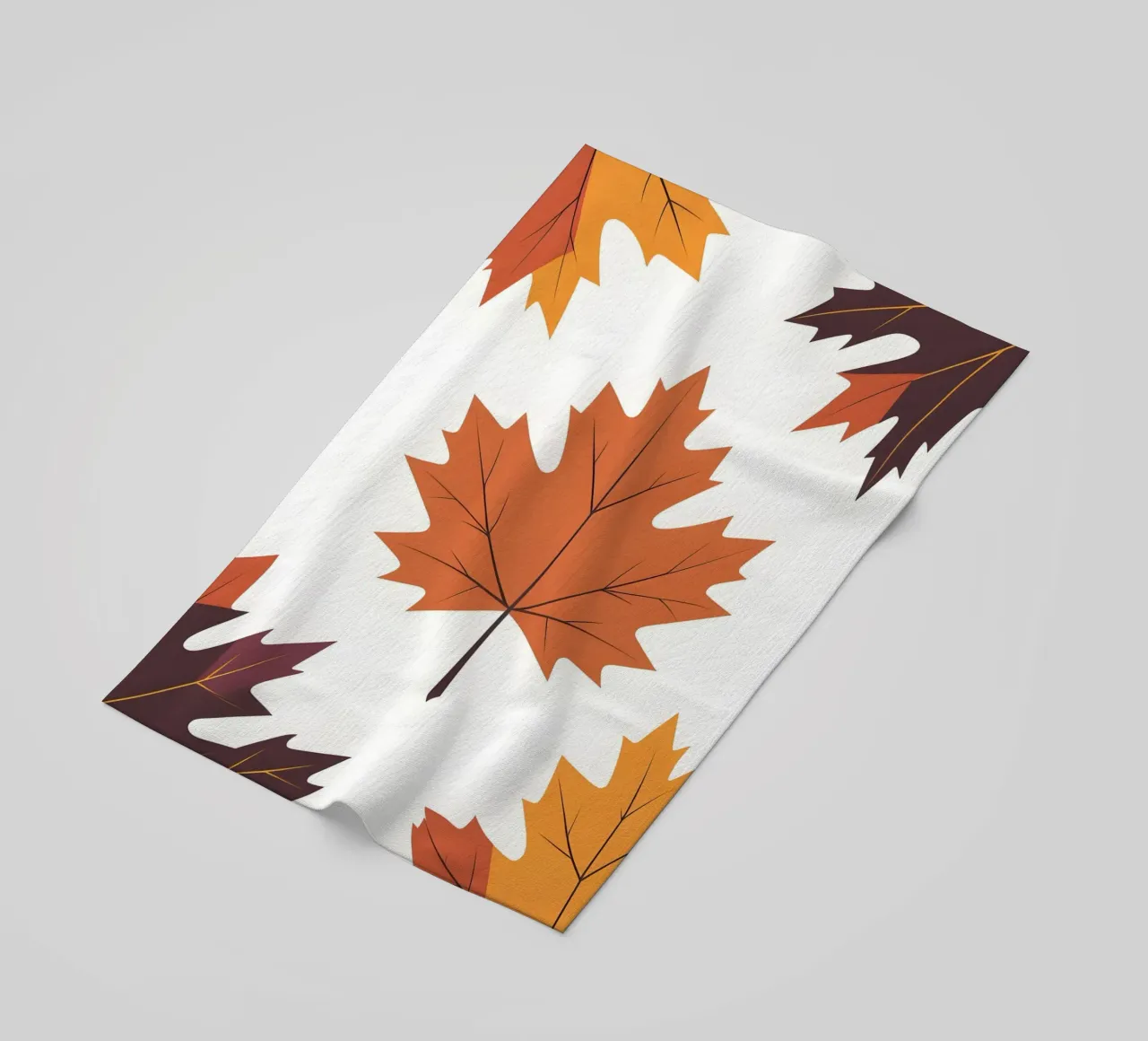 vettore foglia d'acero telo mare da botanical shop