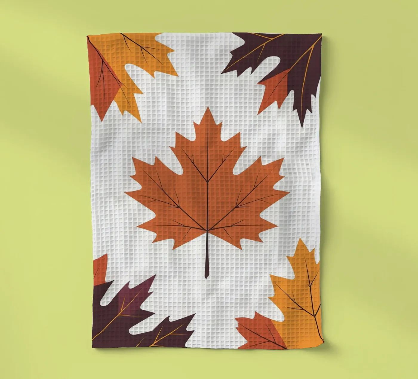 vecteur feuille d'érable torchon de botanical shop