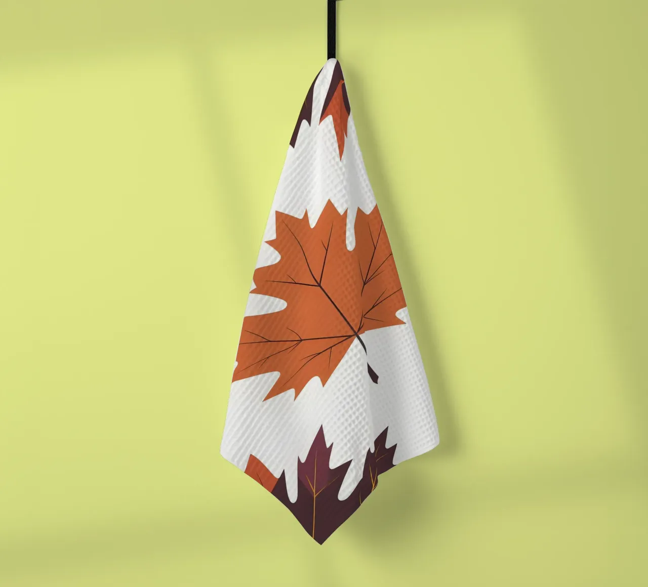 vecteur feuille d'érable torchon de botanical shop