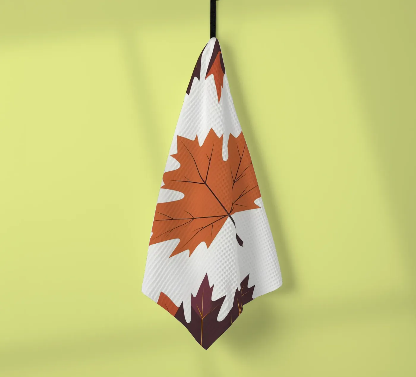 vecteur feuille d'érable torchon de botanical shop