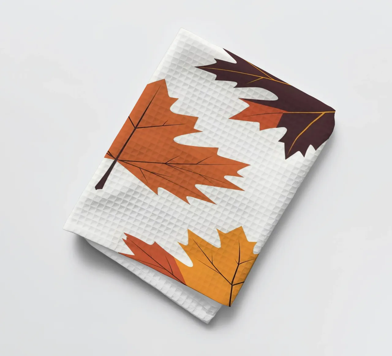 vecteur feuille d'érable torchon de botanical shop