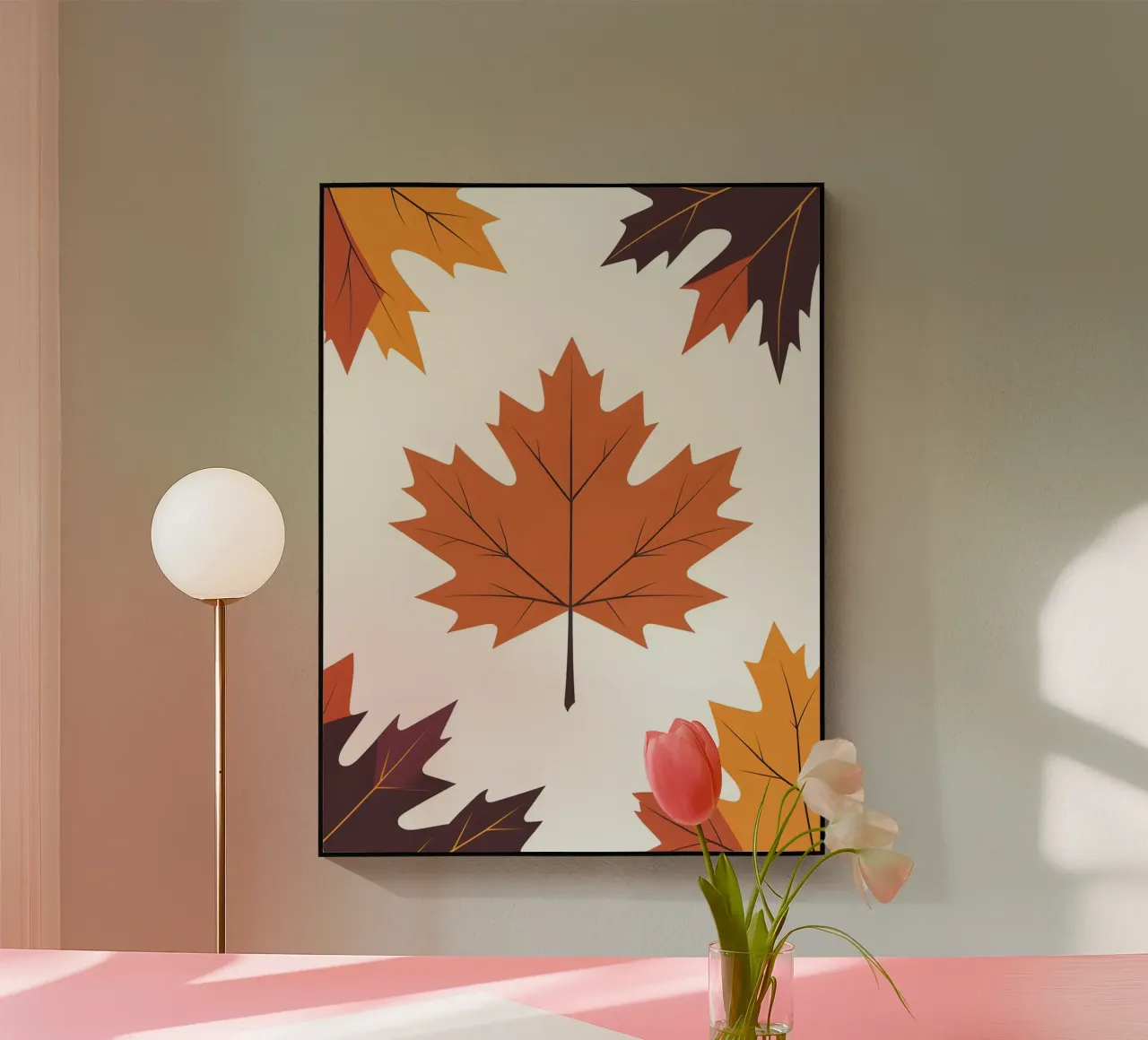 vector maple leaf plexiglas de botanical shop