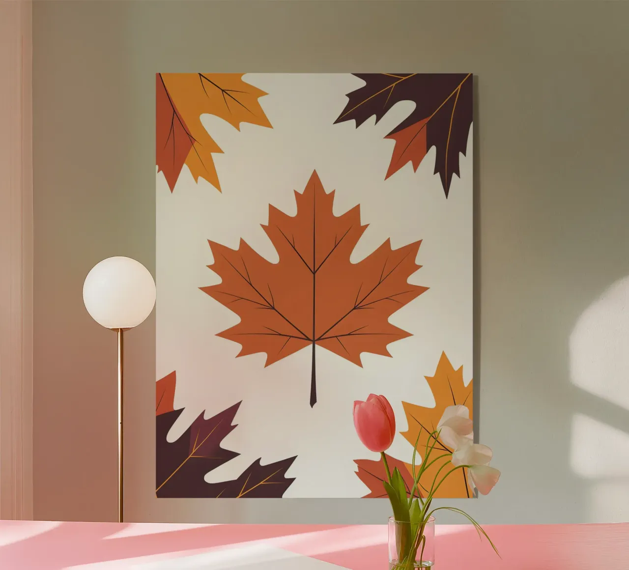 vector maple leaf plexiglas de botanical shop