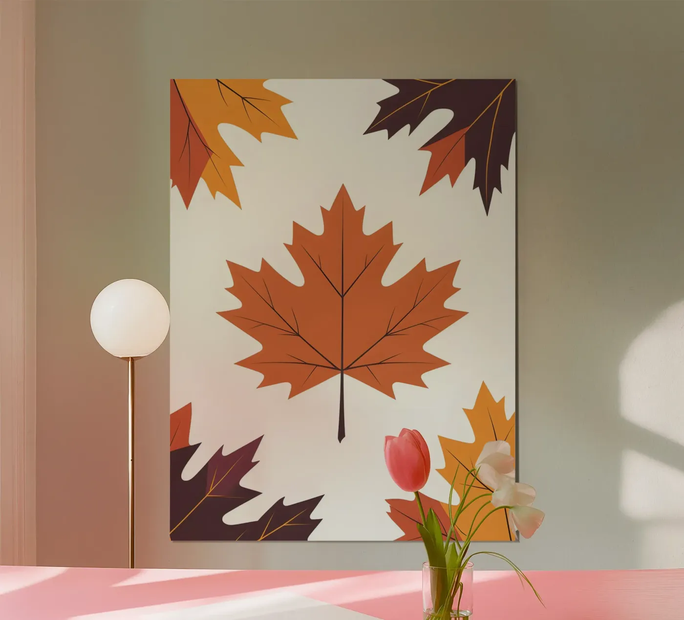 vector maple leaf poster de botanical shop