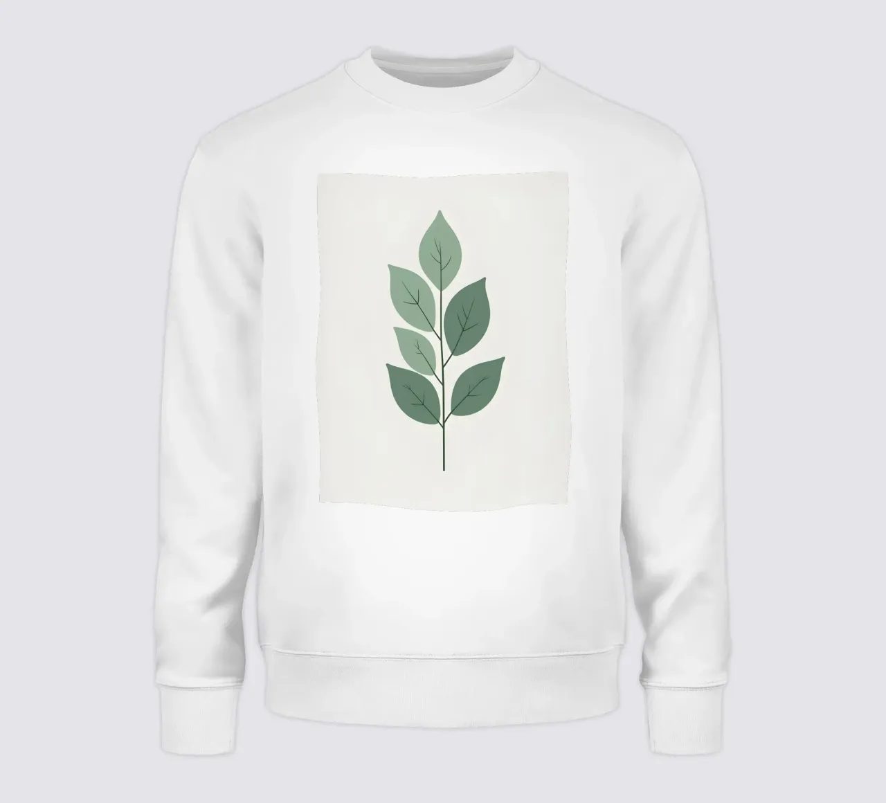 ramo di eucalipto semplice felpa da botanical shop