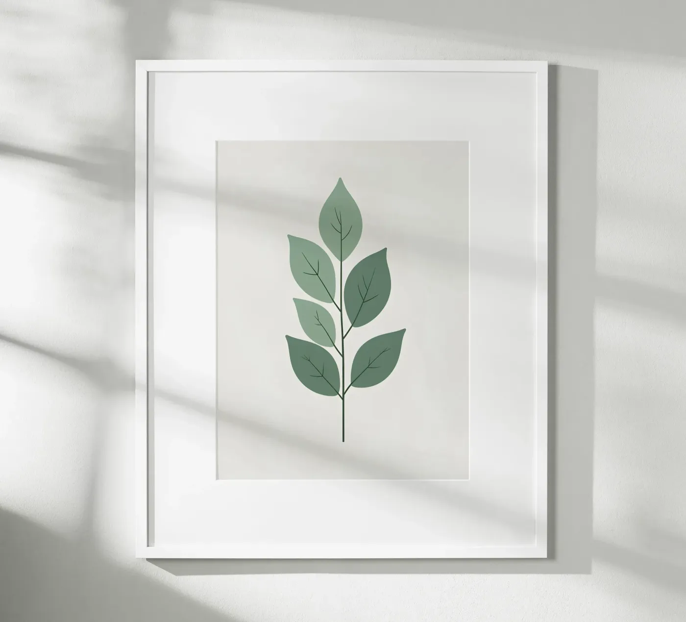 simple eucalyptus branch poster van botanical shop