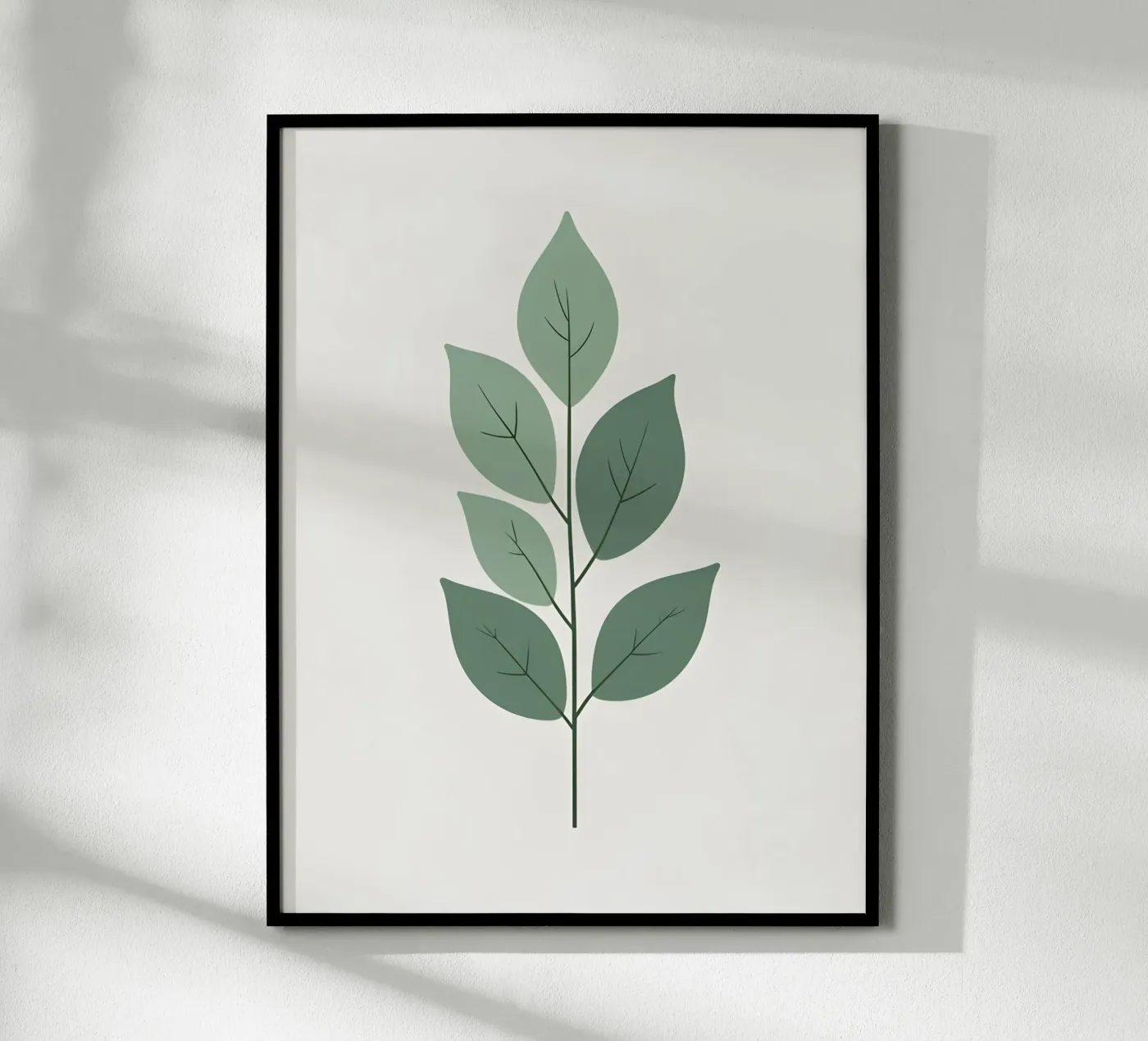 simple eucalyptus branch poster van botanical shop