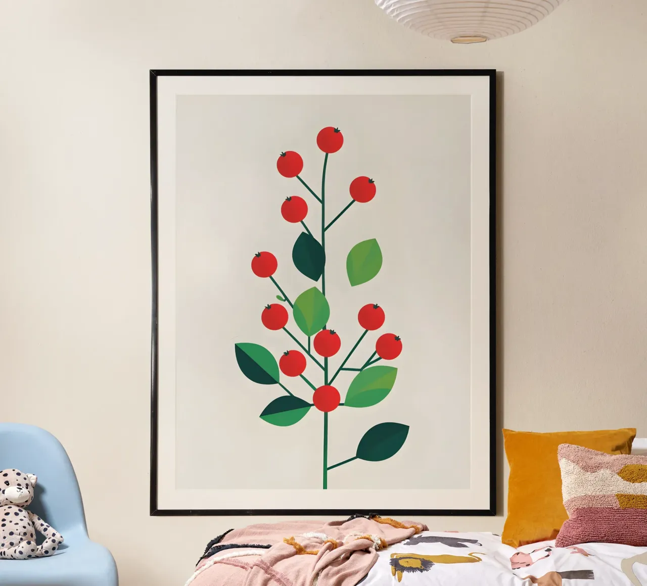 frutti rossi poster da botanical shop