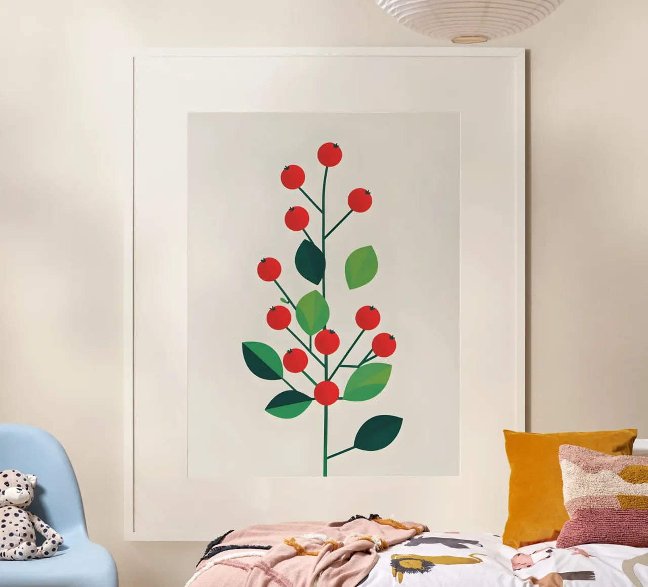 frutti rossi poster da botanical shop