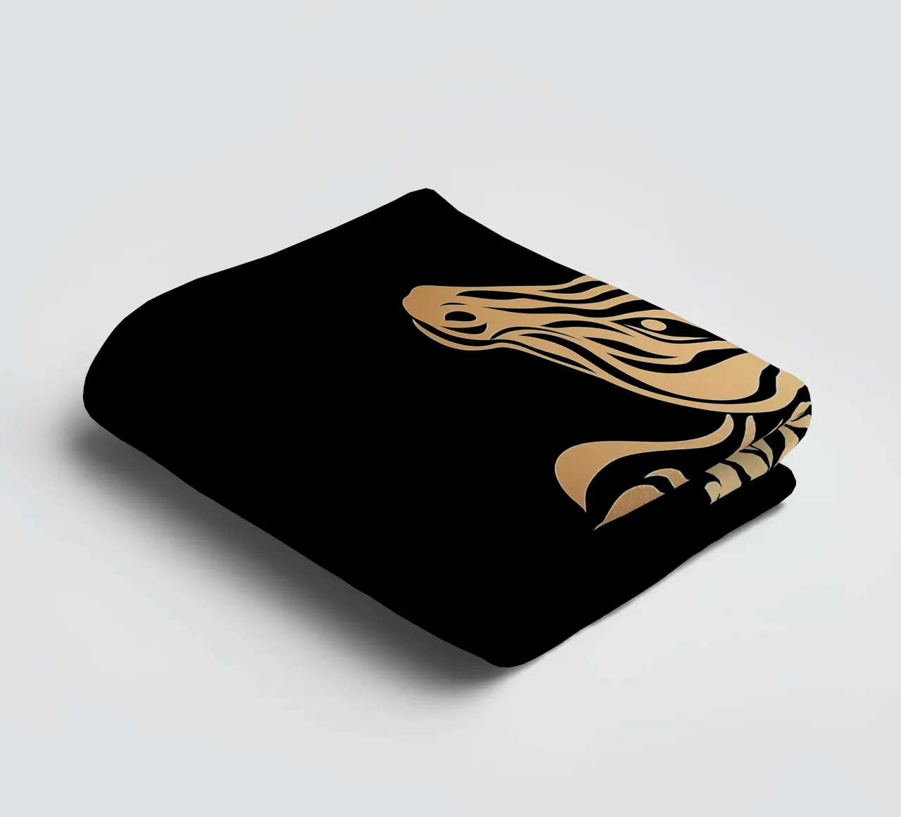 Golden unicorn towel by Autofocus