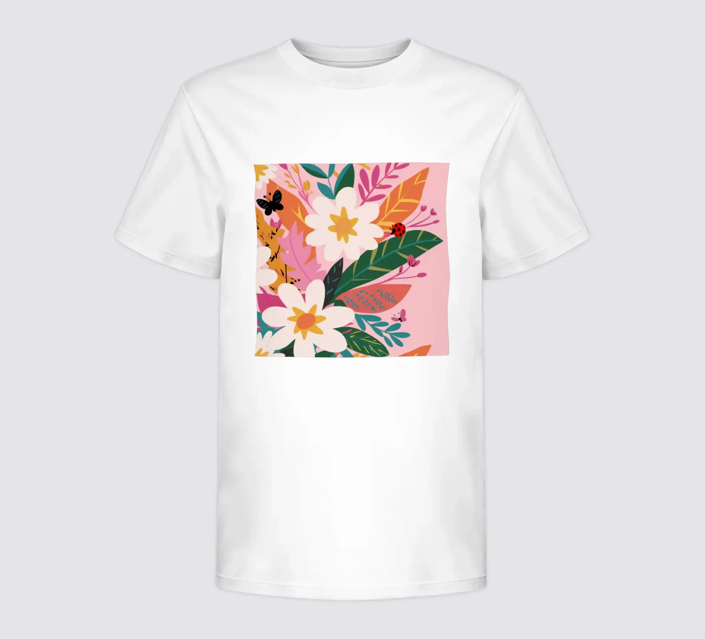 Vlindertuin kinder t-shirt van Solace Light