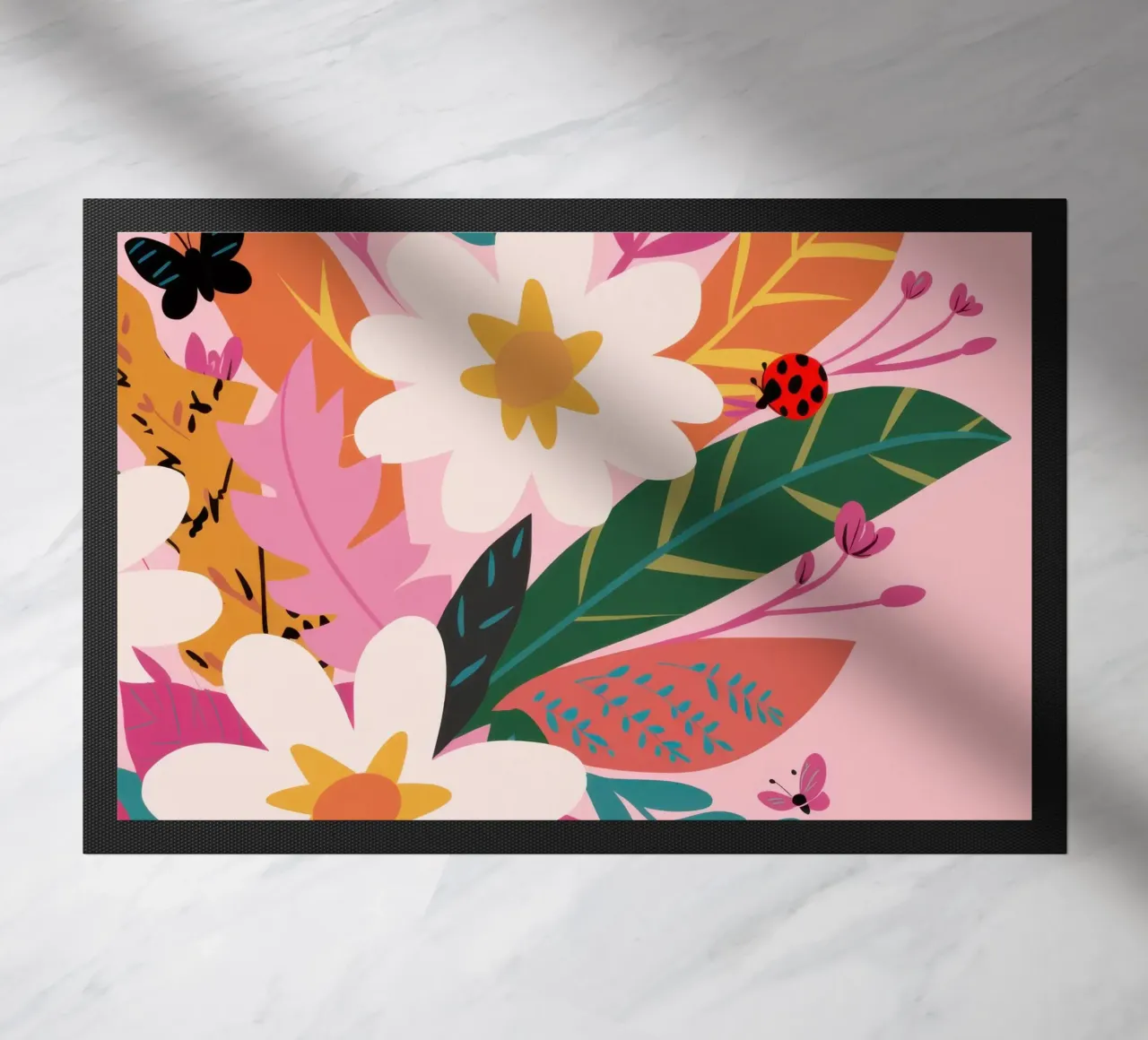 Vlindertuin deurmat van Solace Light