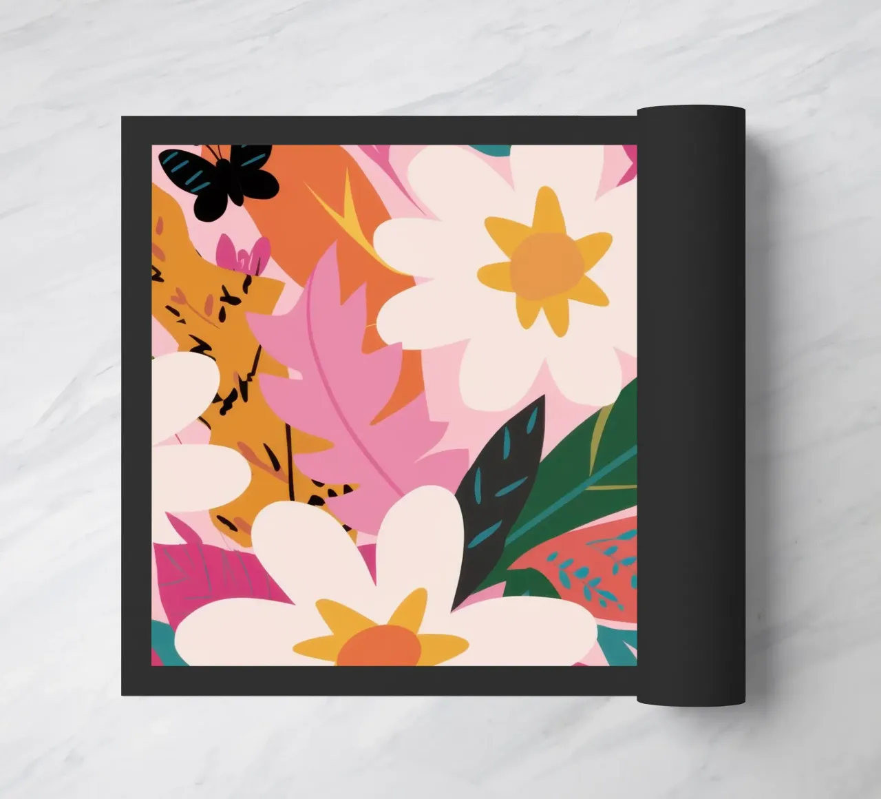 Vlindertuin deurmat van Solace Light