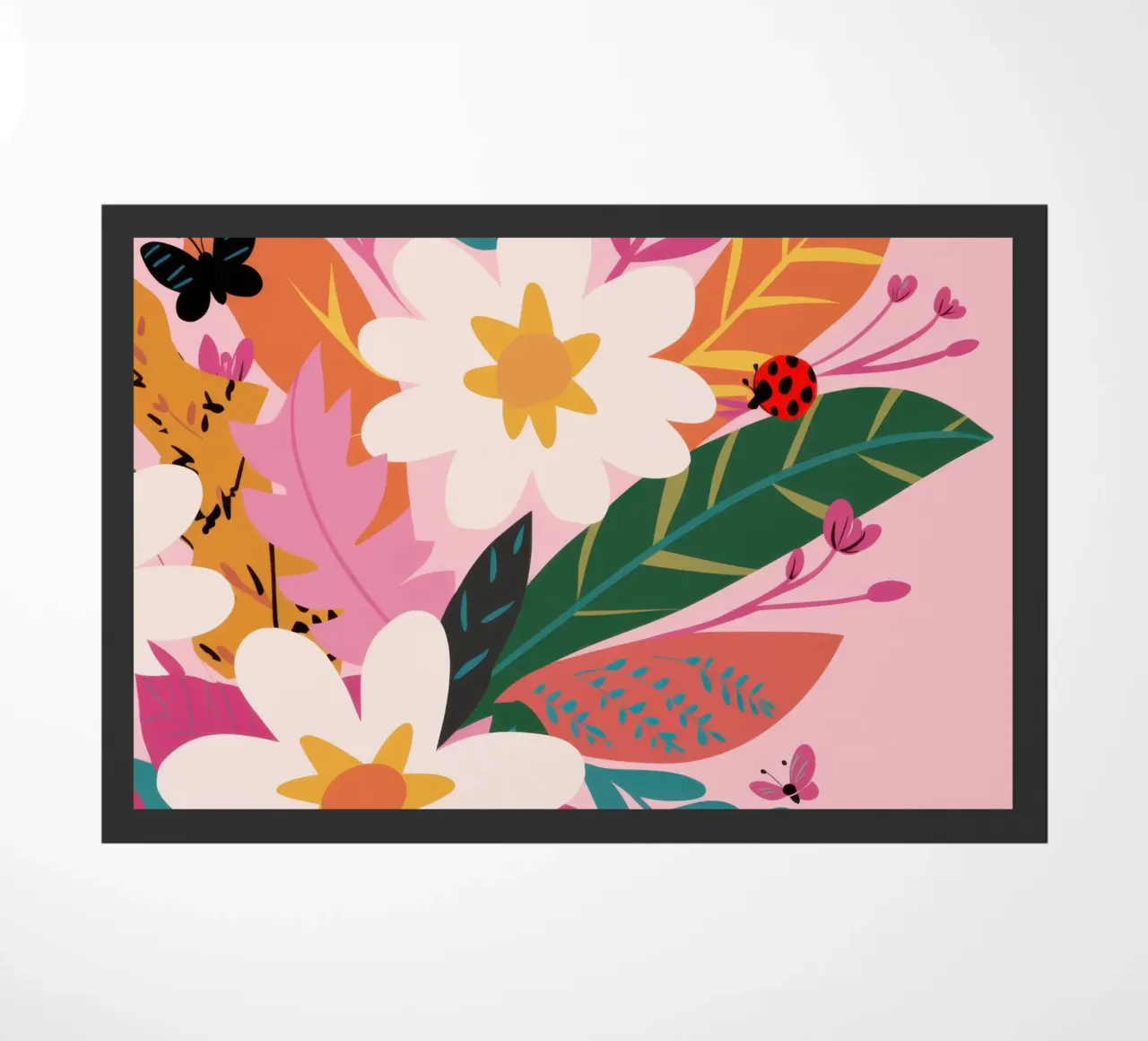 Vlindertuin deurmat van Solace Light