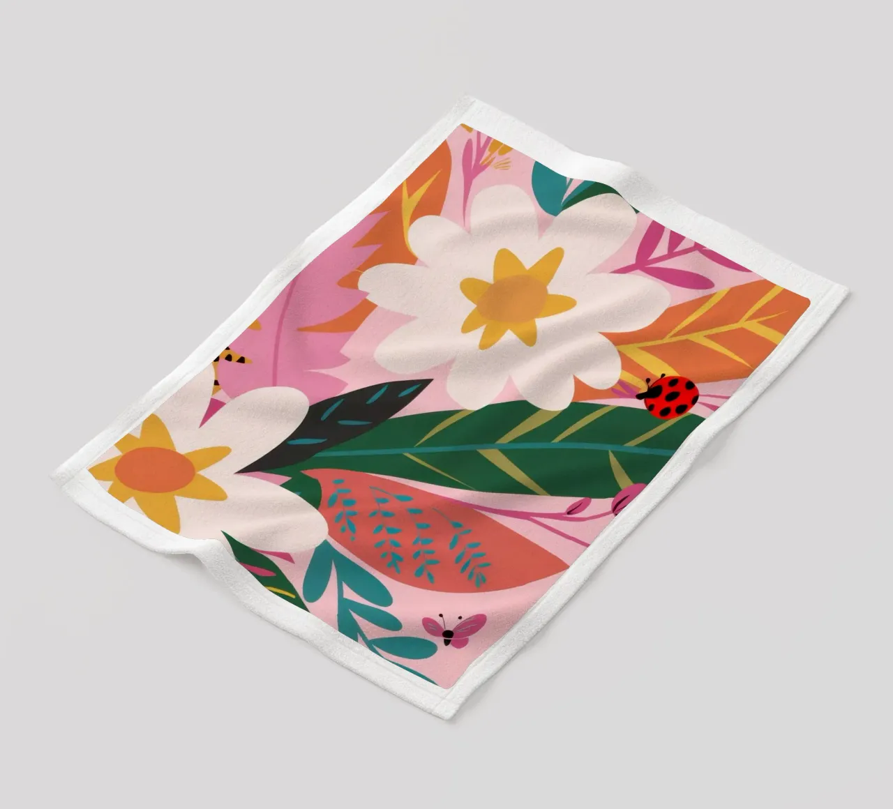 Floral Butterfly Garden coperta in pile da Solace Light