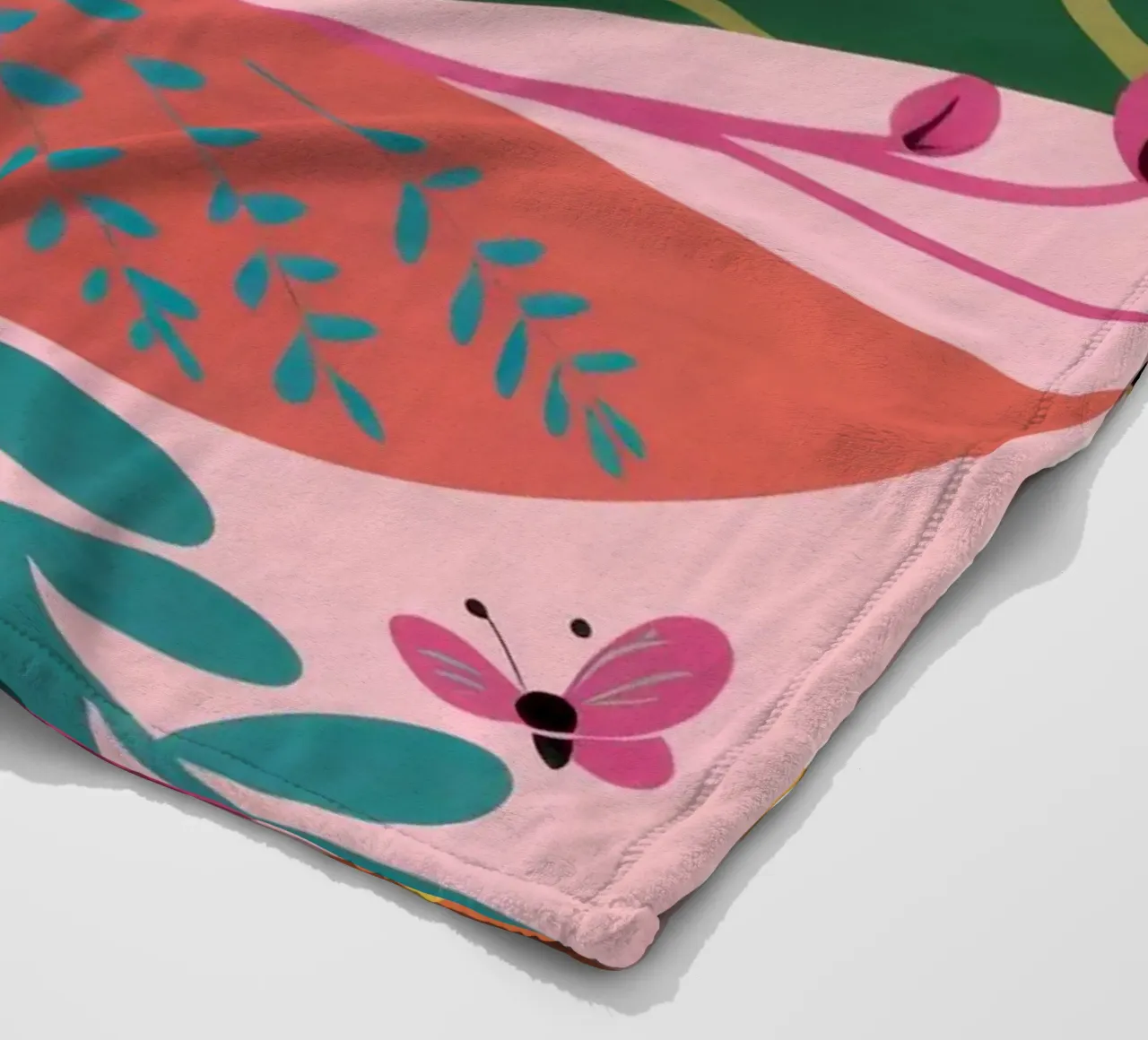 Floral Butterfly Garden coperta in pile da Solace Light