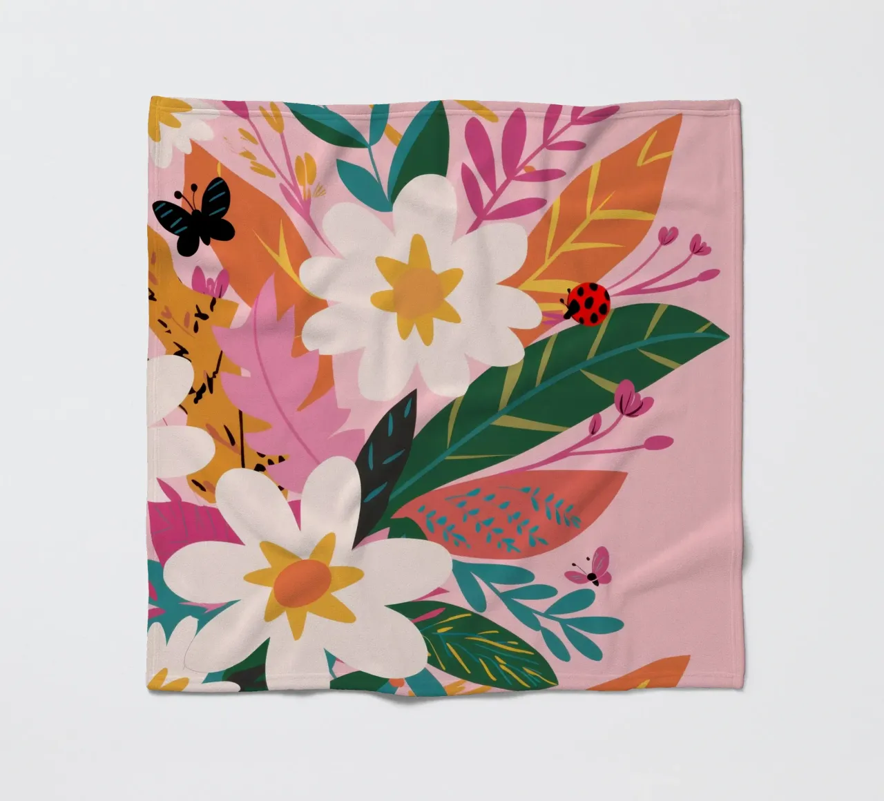 Floral Butterfly Garden coperta in pile da Solace Light