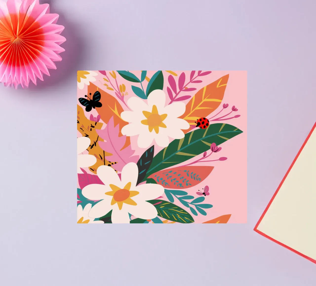 Vlindertuin sticker van Solace Light