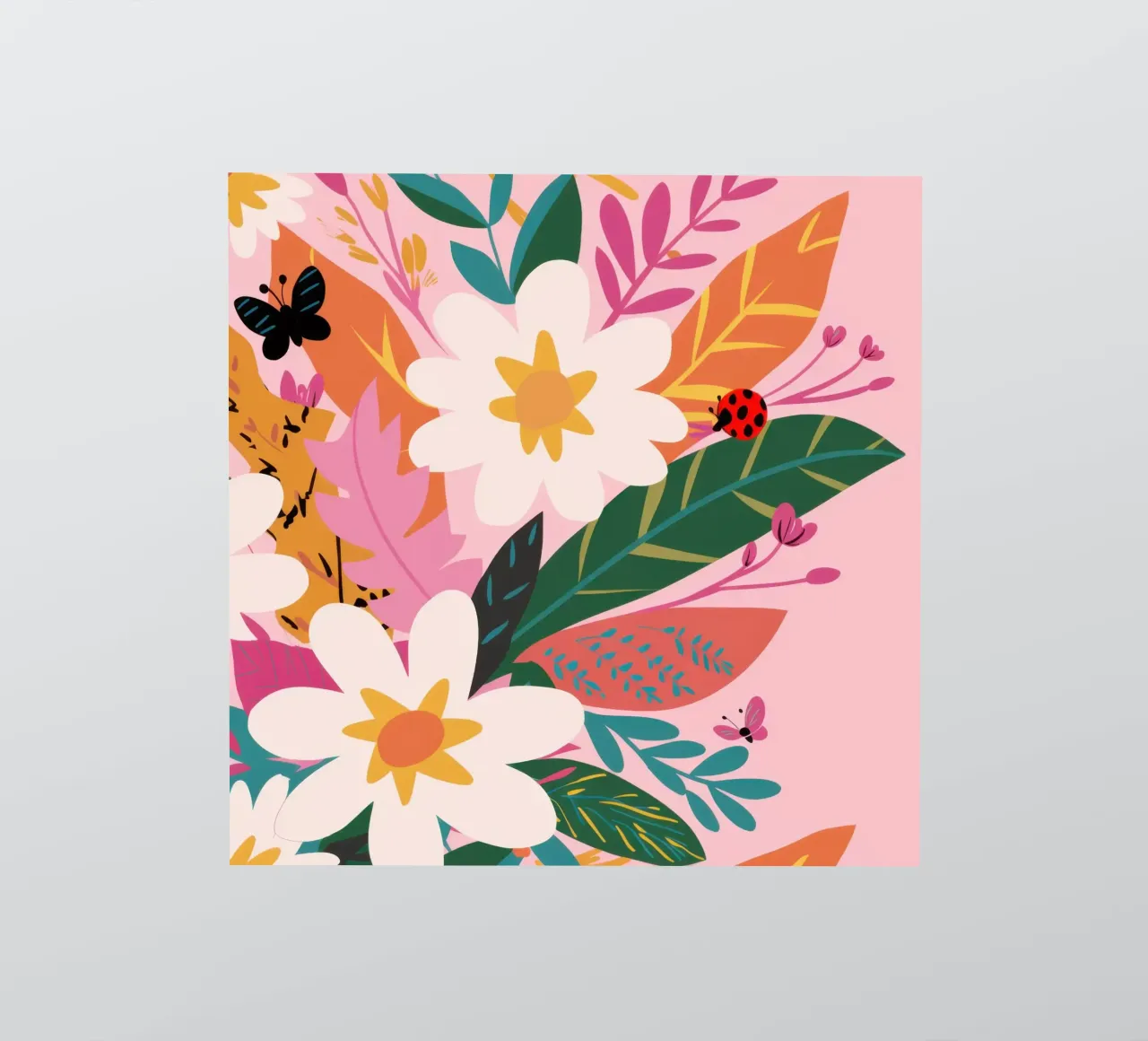 Vlindertuin sticker van Solace Light