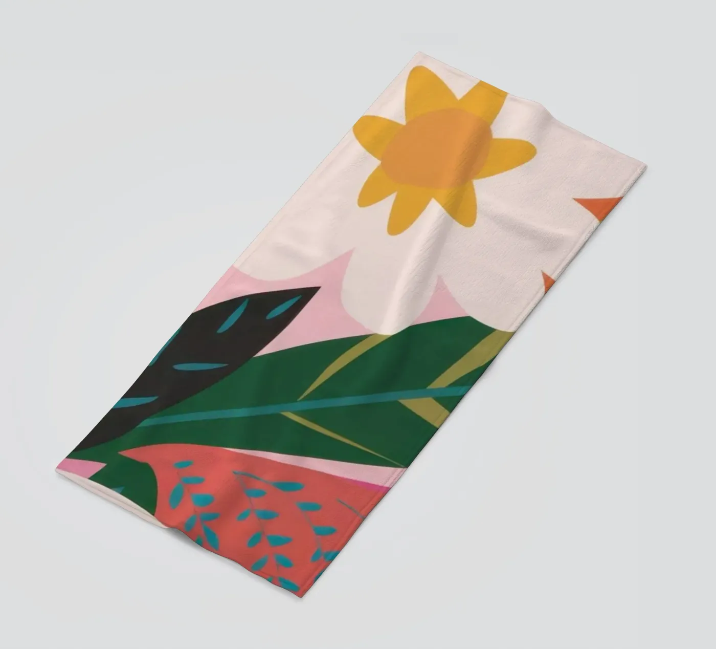 Vlindertuin strandhanddoek van Solace Light