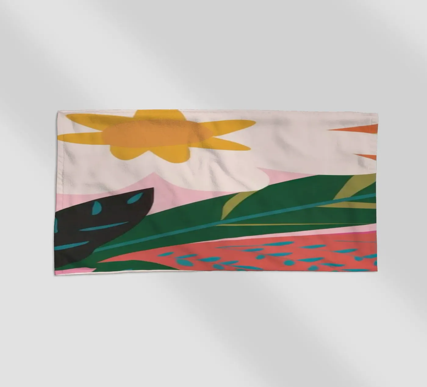 Vlindertuin strandhanddoek van Solace Light