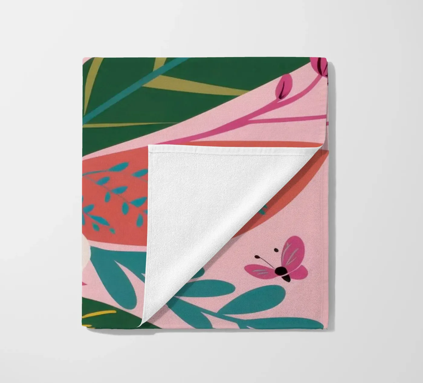 Vlindertuin strandhanddoek van Solace Light