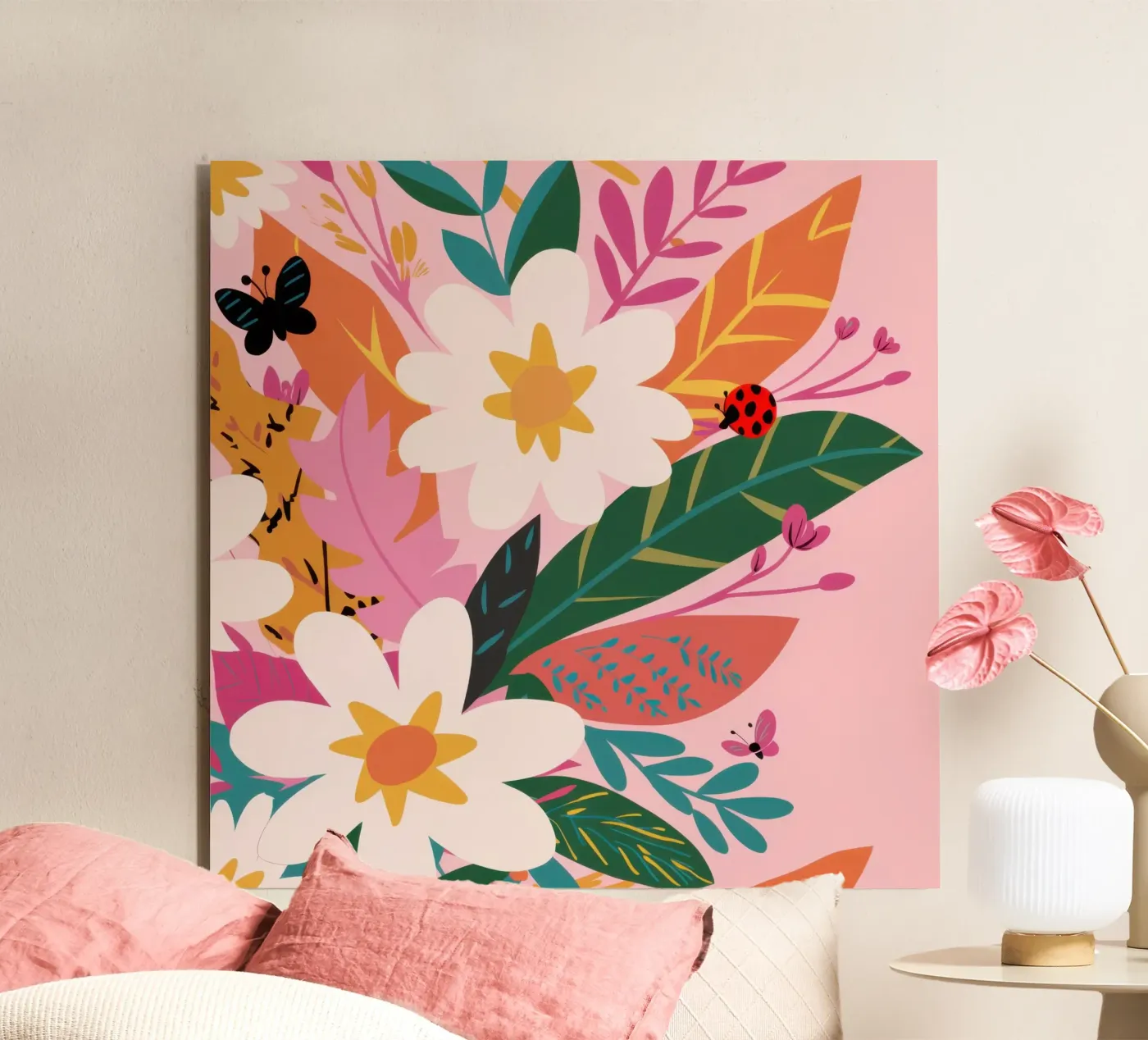 Vlindertuin forex-plaat van Solace Light