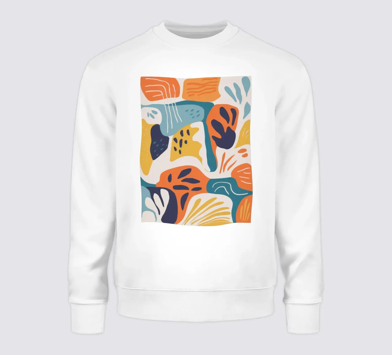 Forme botaniche astratte felpa da Solace Light