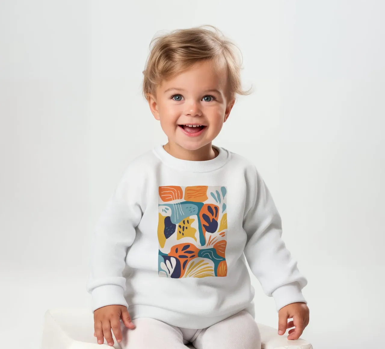 Forme botaniche astratte felpa neonato da Solace Light