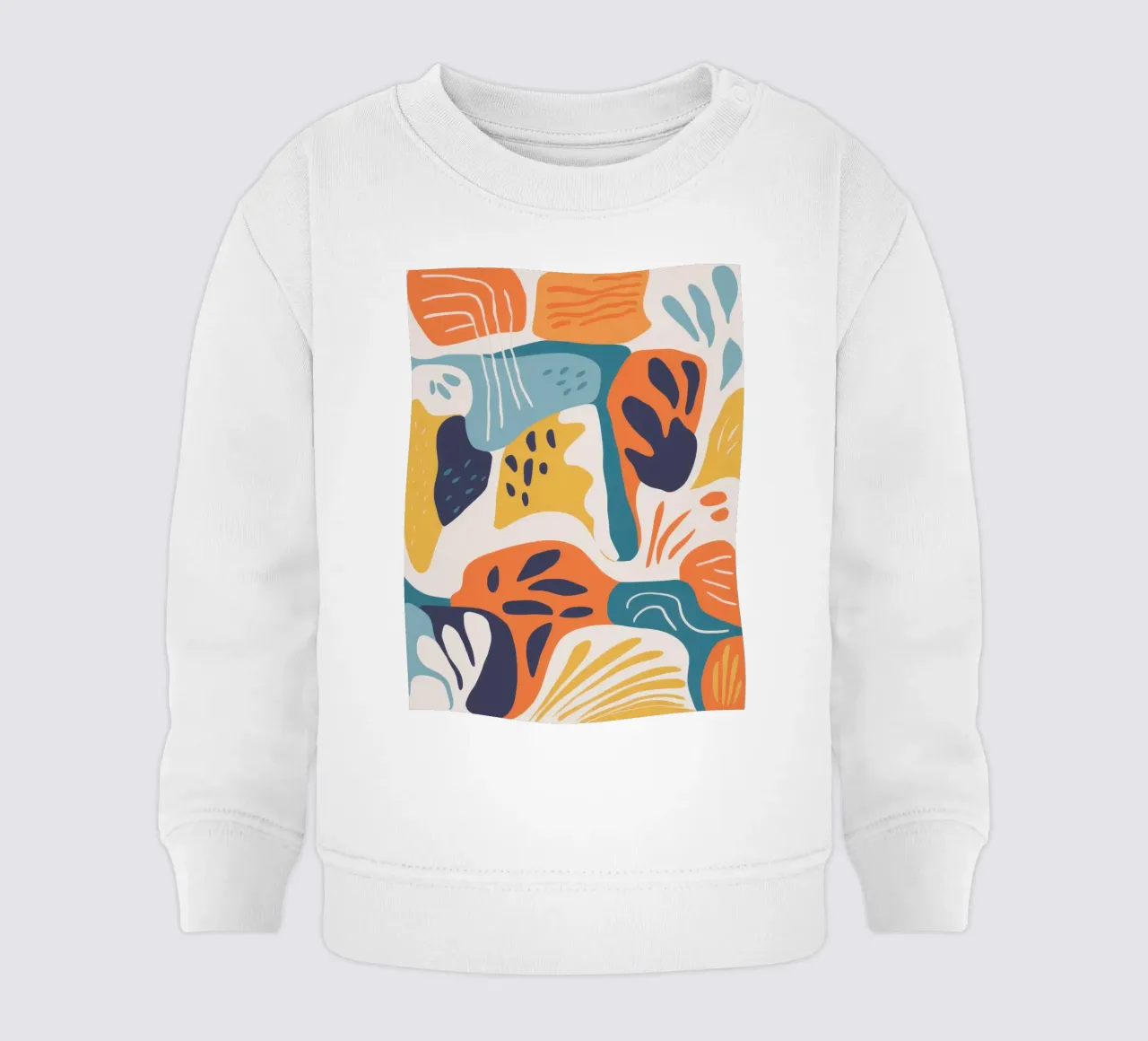 Forme botaniche astratte felpa neonato da Solace Light