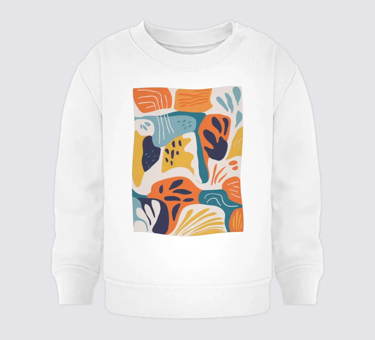 Forme botaniche astratte felpa neonato da Solace Light