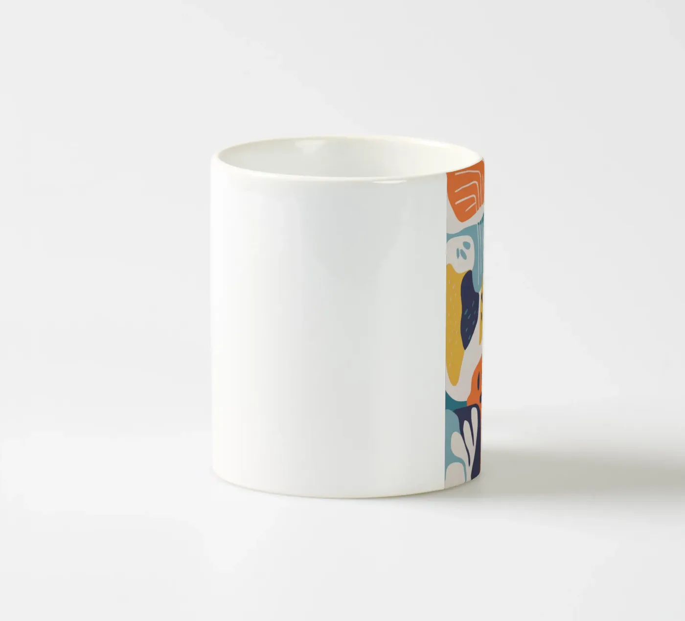 Abstract Botanical Forms ceramic mug by Solace Light