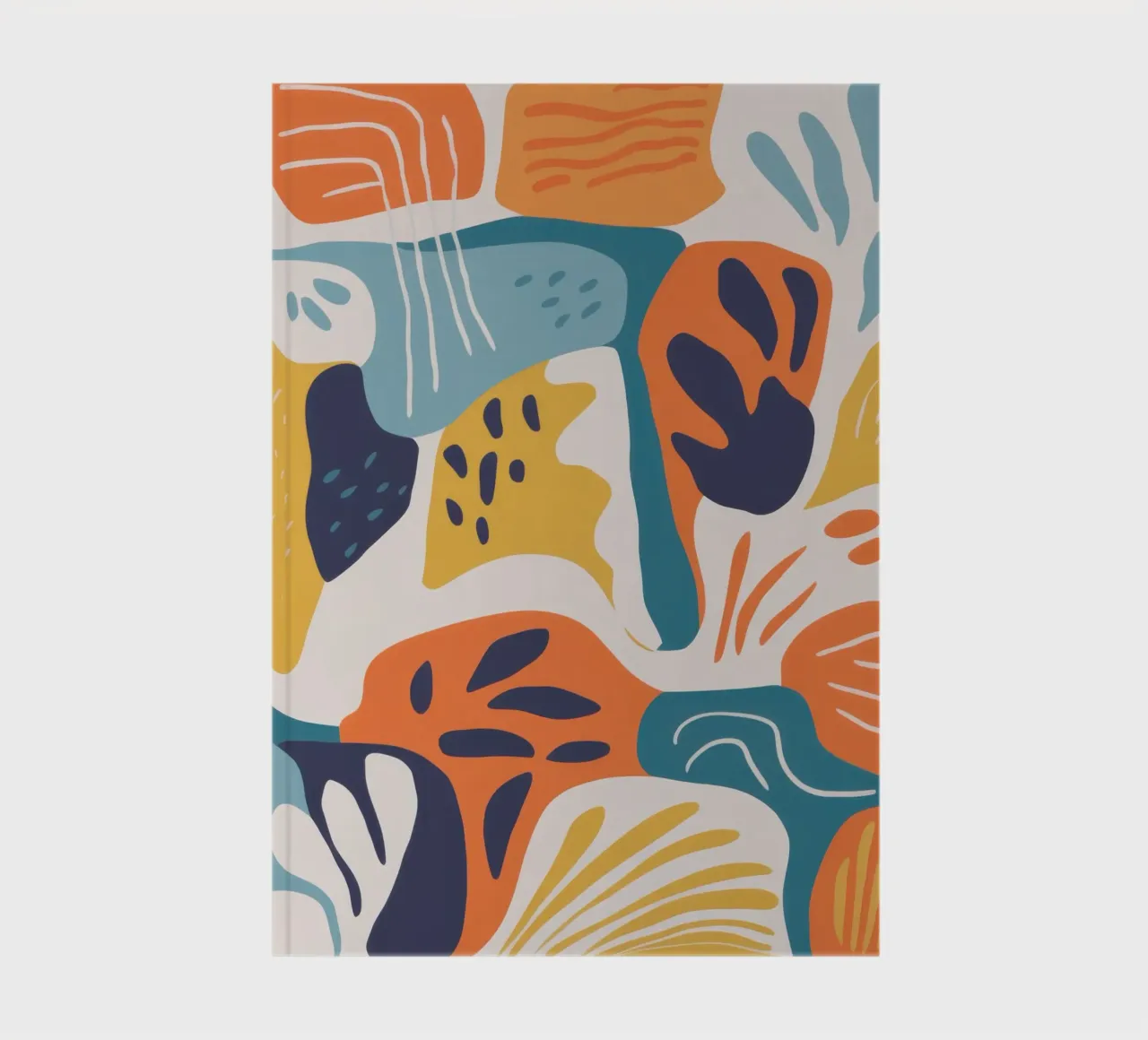 Abstract Botanical Forms notebook by Solace Light