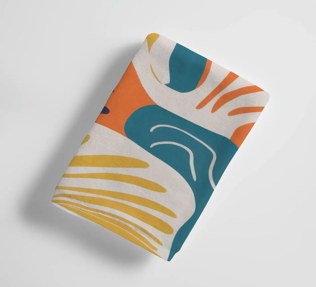 Abstract Botanical Forms towel by Solace Light