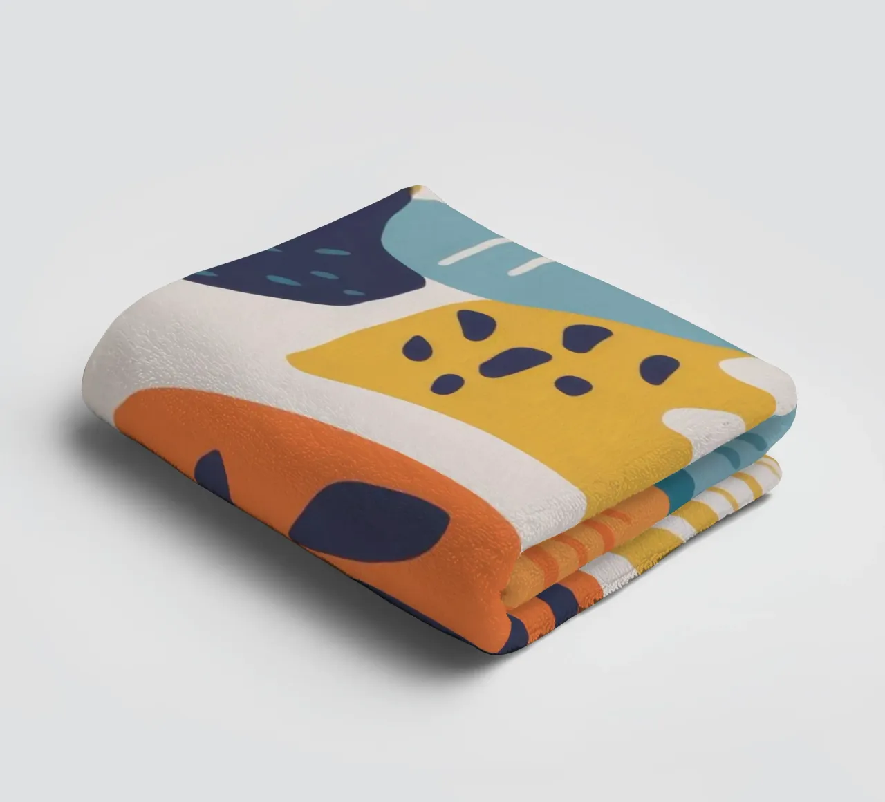 Abstract Botanical Forms towel by Solace Light