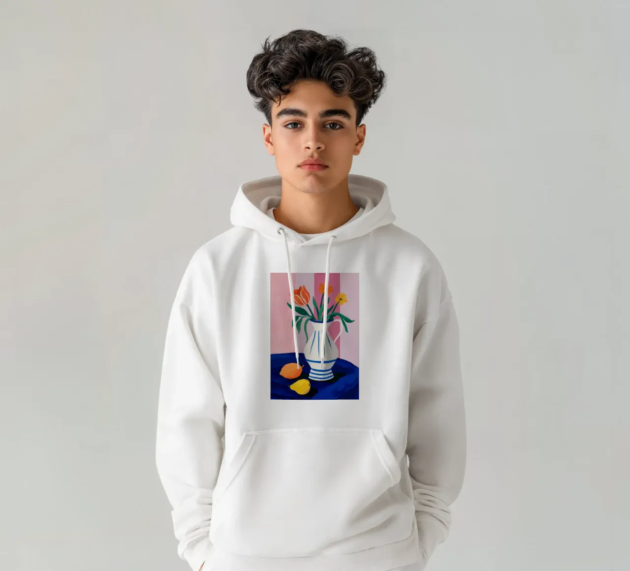 Serenata in vaso a righe felpa con cappuccio da Solace Light