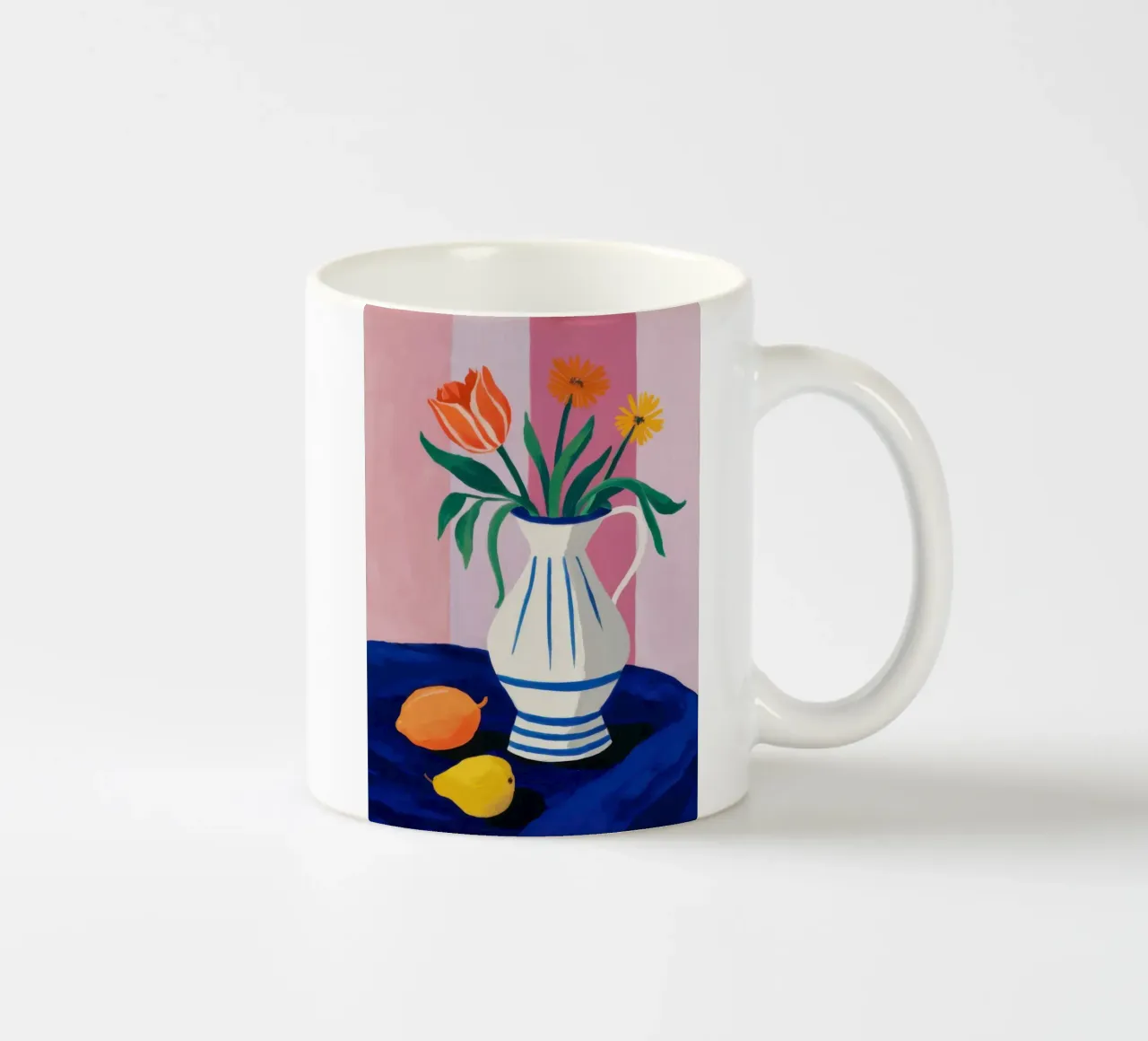 Serenata in vaso a righe tazza in ceramica da Solace Light