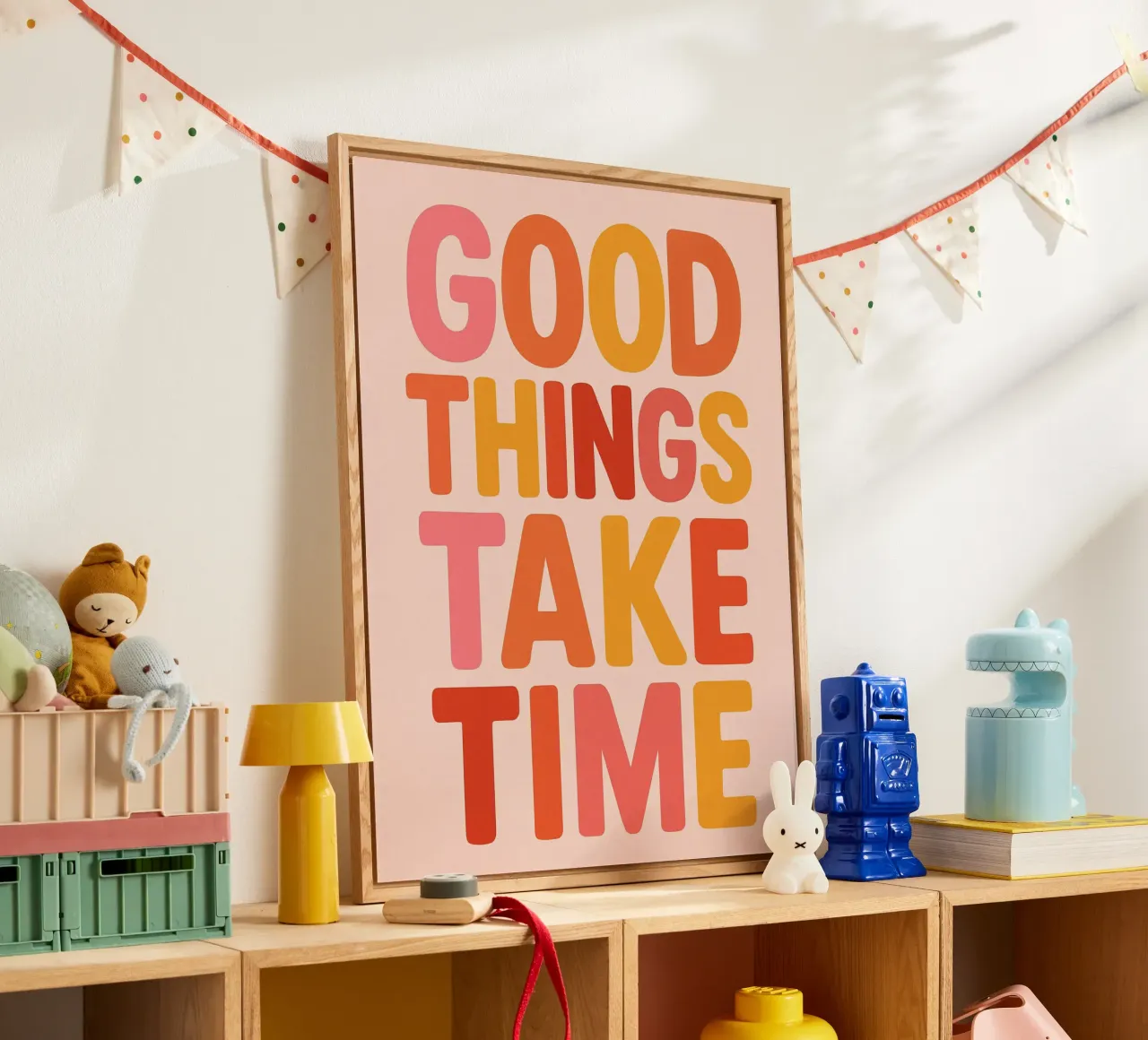 Good Things Take Time plexiglass da Wall of Whispers