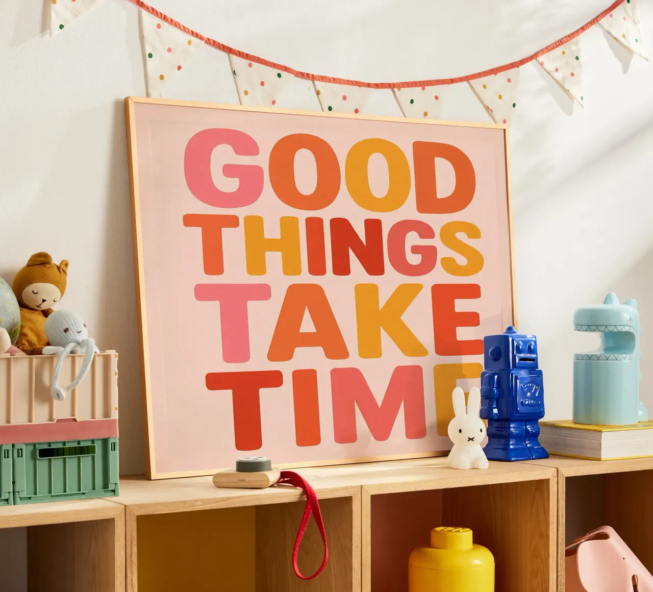 Good Things Take Time poster da Wall of Whispers