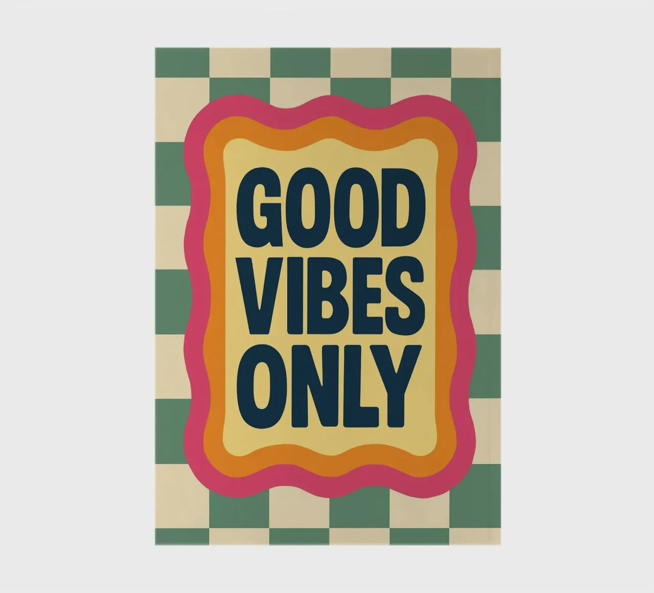 Good Vibes Only notebook by Wall of Whispers