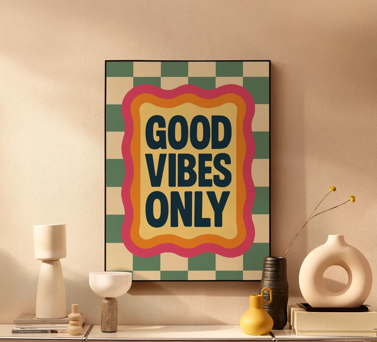 Good Vibes Only alluminio dibond da Wall of Whispers