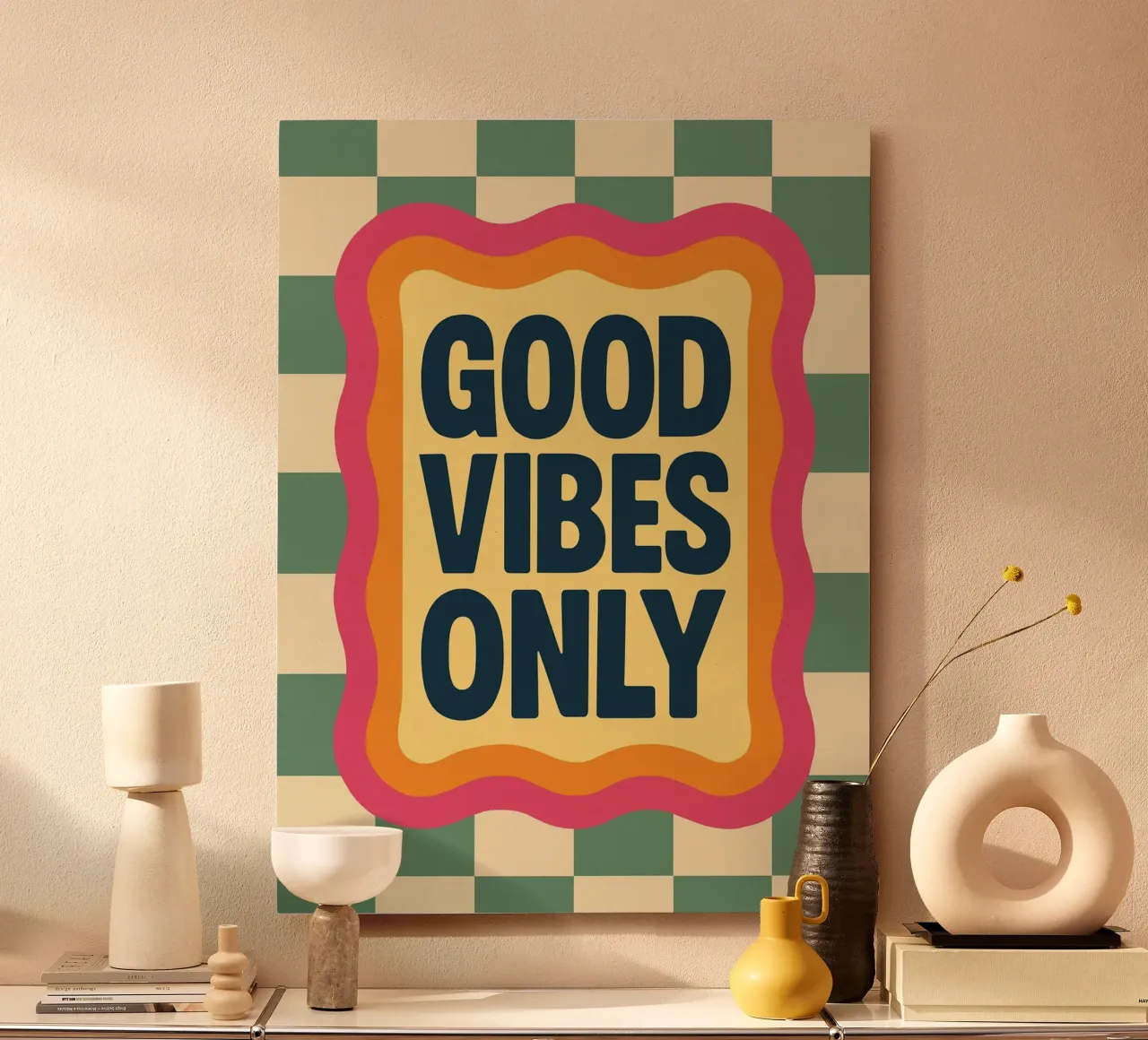 Good Vibes Only alluminio dibond da Wall of Whispers
