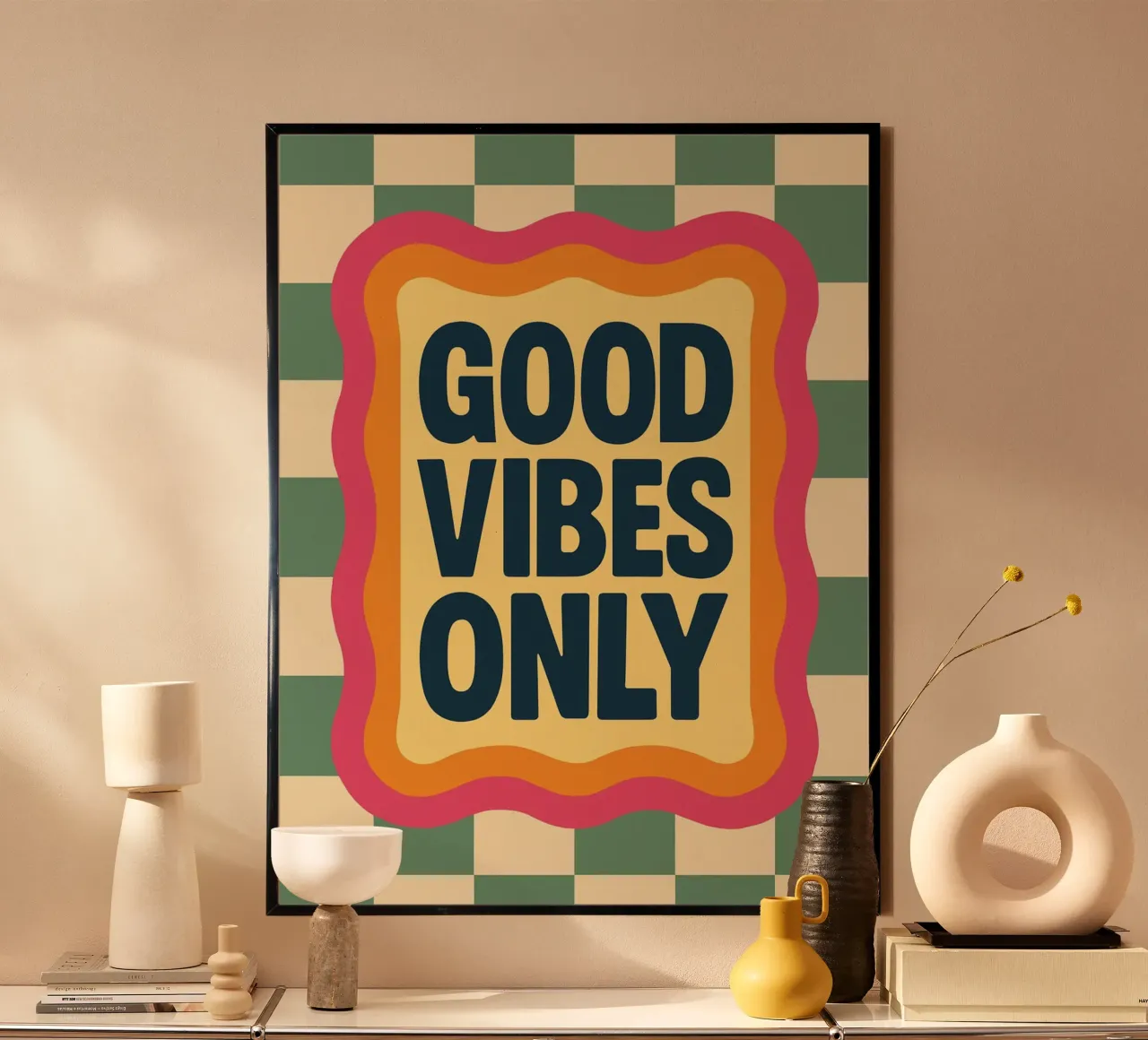 Good Vibes Only carta hahnemühle da Wall of Whispers